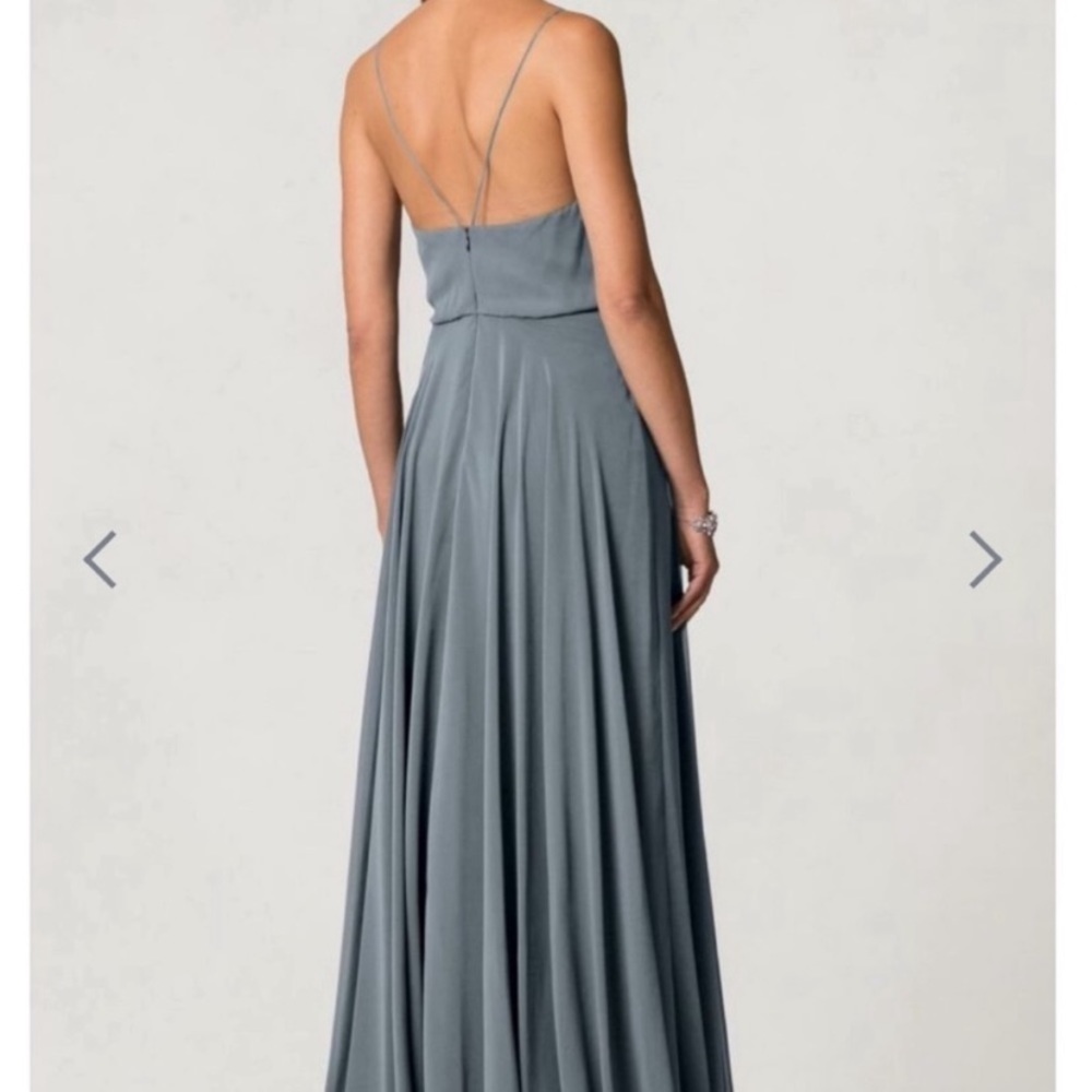 Jenny Yoo Slate Blue Maxi Dress - Picture 8 of 8